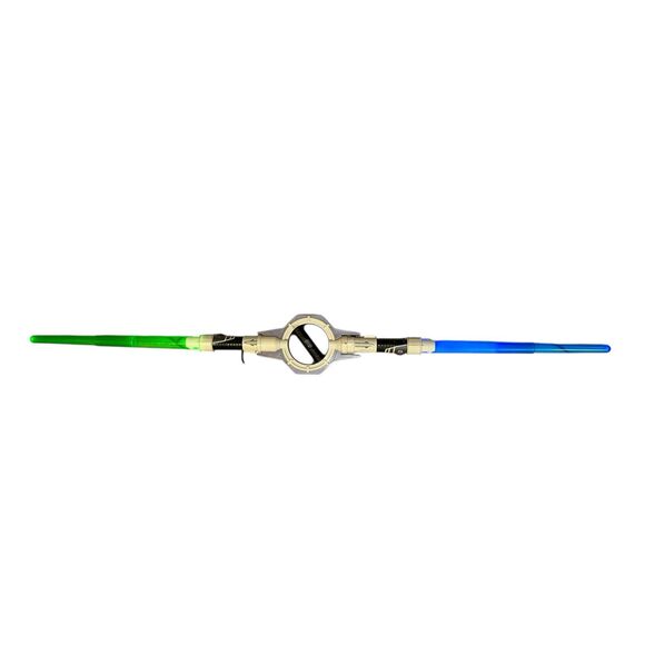 2009 STAR WARS CLONE WARS Grievous Spinning Electronic Light Saber TESTED! - Picture 1 of 4